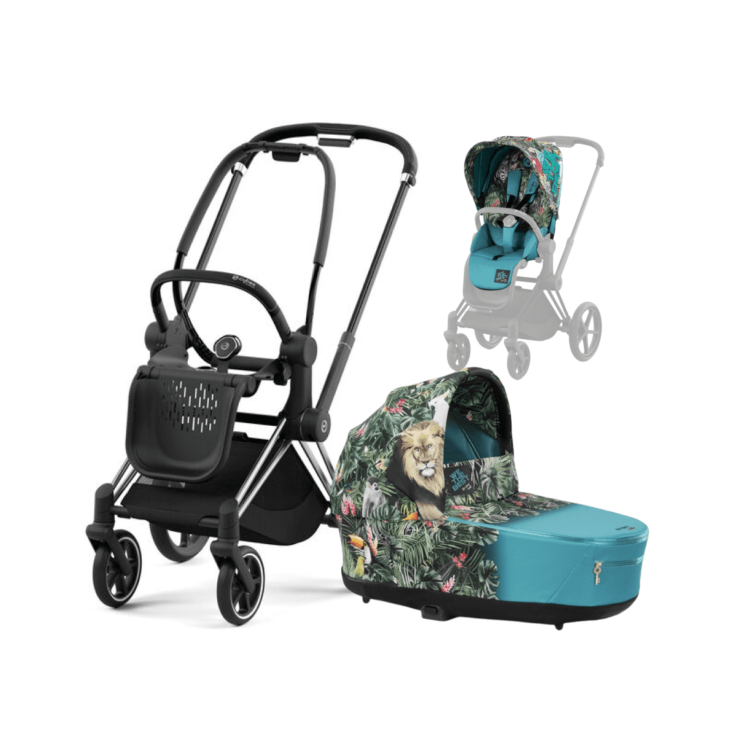 CYBEX Kombikinderwagen Fashion - Chrome Black - We The Best - CYBEX Kombikinderwagen Fashion Chrome Black We The Best bei babybrands.de kaufen ✓ sicher, einfach & bequem online bestellen ✓